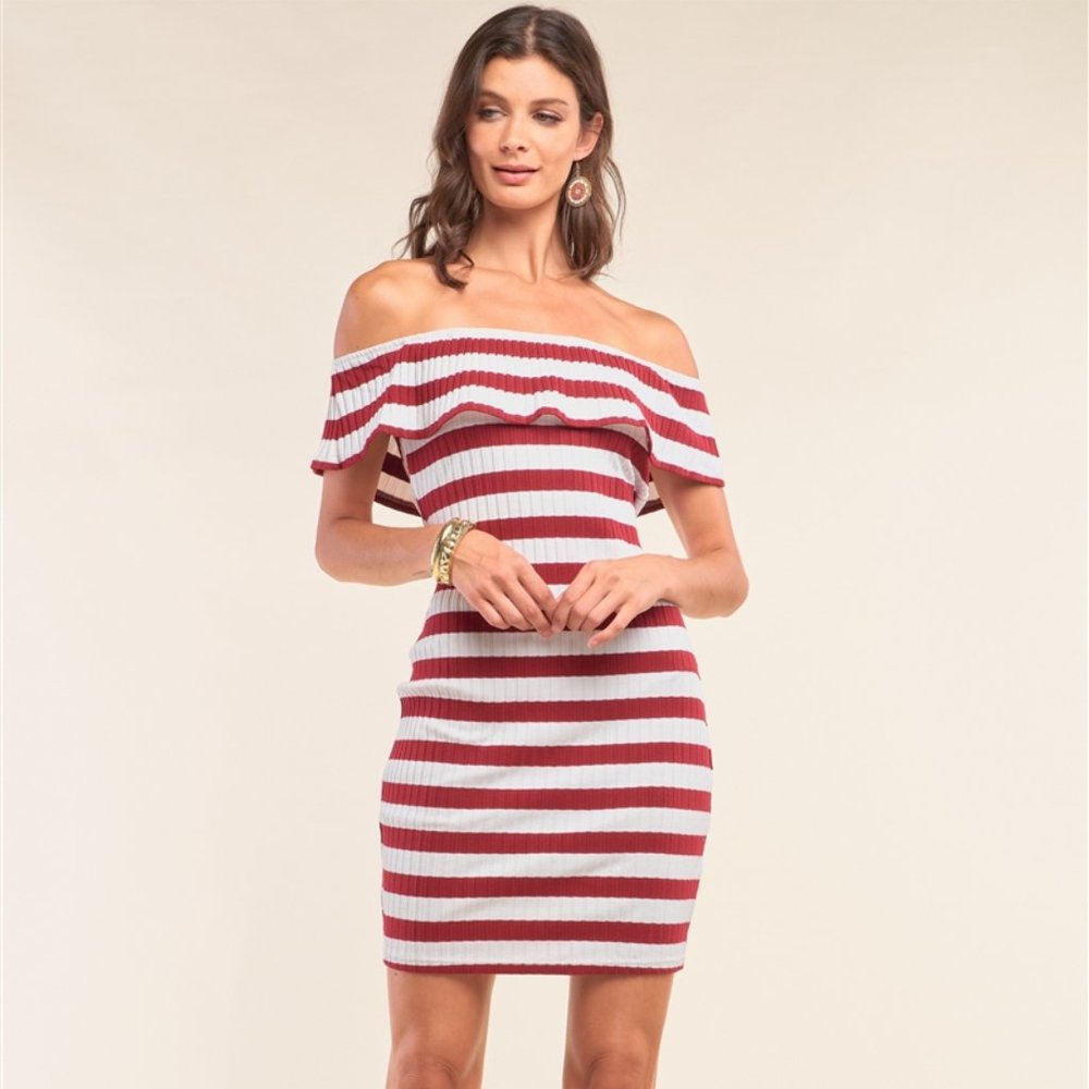Striped Mini Dress